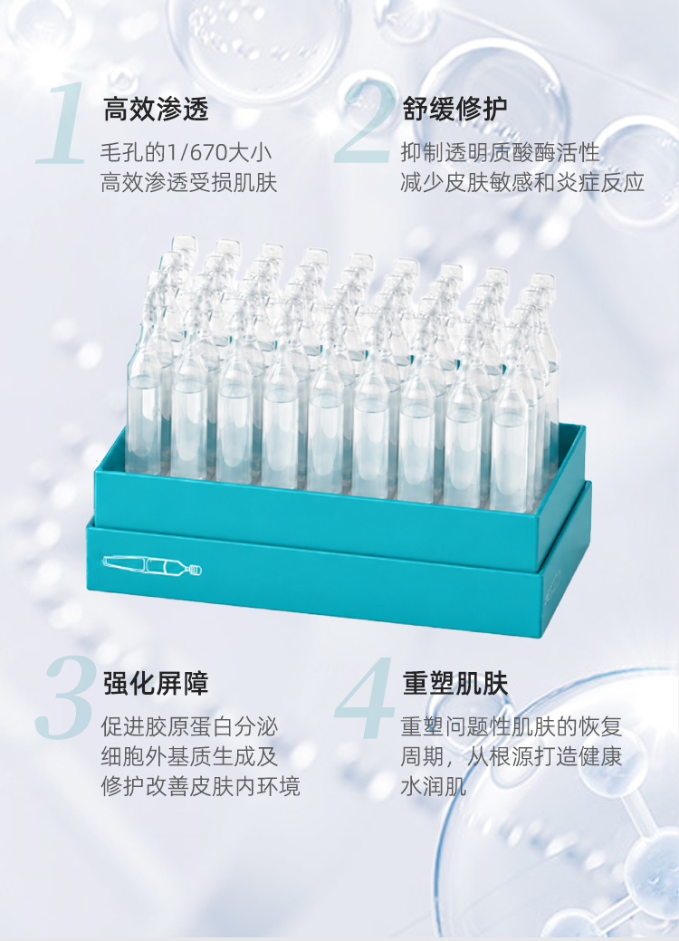 【医圣安典型敏感肌组合20套】修护水20盒+修护乳20盒+修护霜20盒+修护精华液20盒（次抛型）
