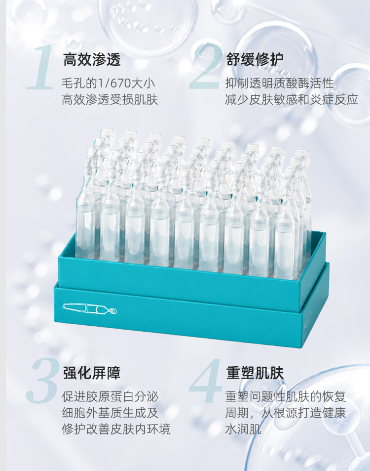 【医圣安敏感肌防护组合4套】修护水4盒+修护乳4盒+修护霜4盒+修护面膜20盒